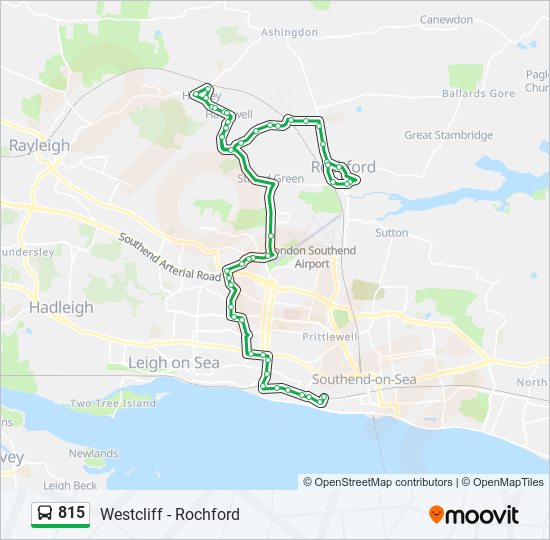 815 Route: Schedules, Stops & Maps - Westcliff-On-Sea (Updated)