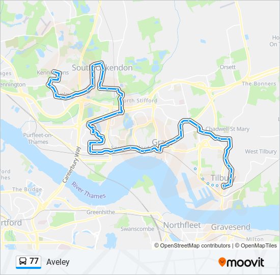 Directions To 77 South 77 Route: Schedules, Stops & Maps - Aveley (Updated)