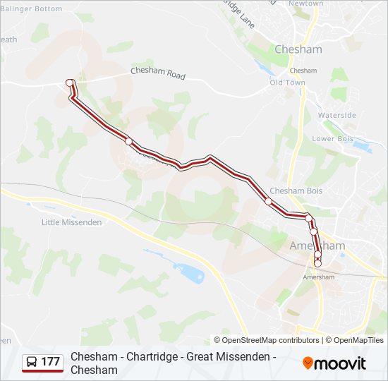 177 Bus Line Map