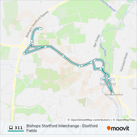 Bus 311 Route Map – Horaires de bus – TJHA