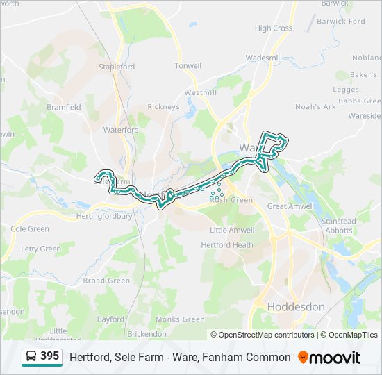 395 Route: Schedules, Stops & Maps - Sele Farm (Updated)