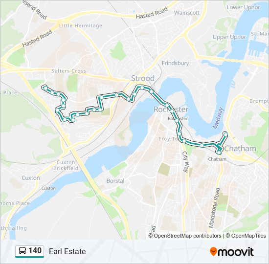 140 Route: Schedules, Stops & Maps - Earl Estate (Updated)