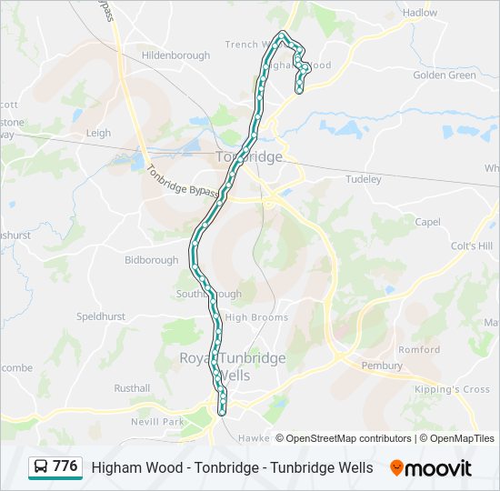 776 Bus Line Map
