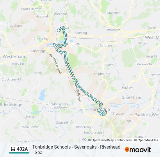 402a Route: Schedules, Stops & Maps - Tonbridge (Updated)