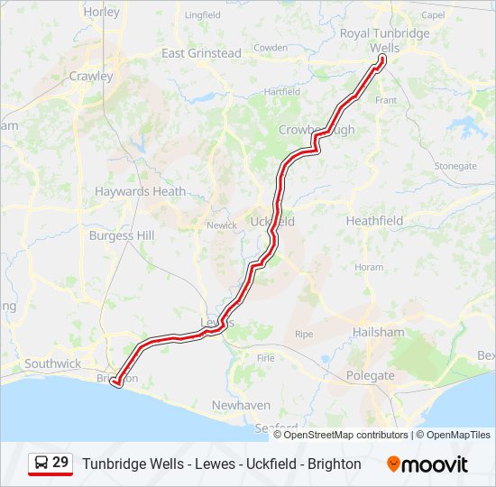 29 Route Schedules, Stops & Maps Brighton (Updated)