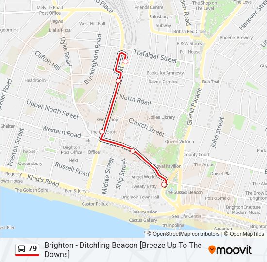 79 Bus Line Map