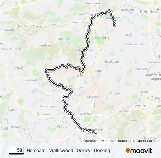 50 Route Schedules Stops Maps Strood Green Updated 