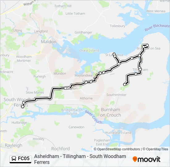 FC05 Bus Line Map