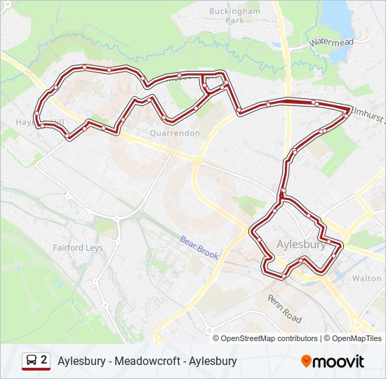 2 bus Line Map