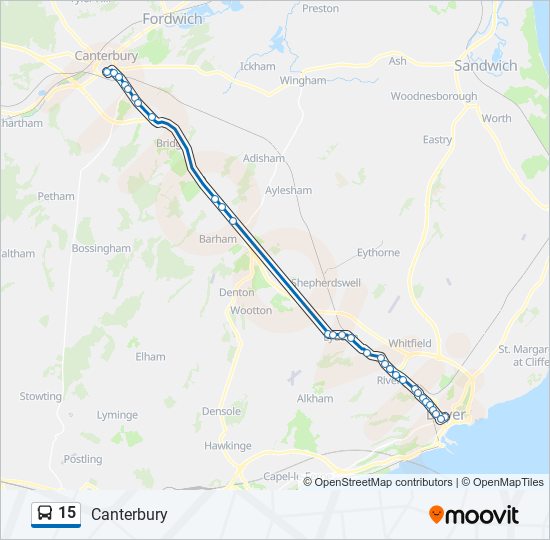 15 bus Line Map