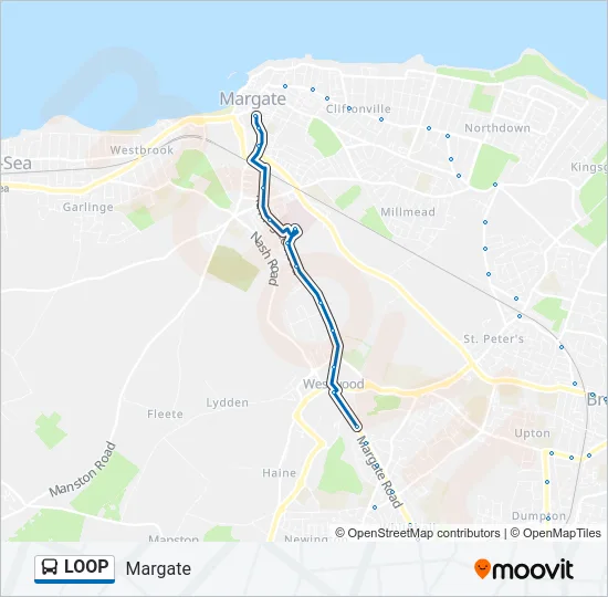LOOP Bus Line Map