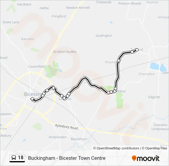 18 Route: Schedules, Stops & Maps - Twyford (Updated)