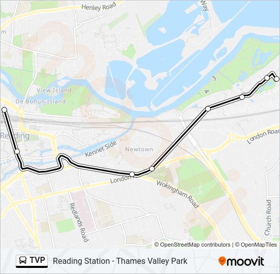TVP Bus Line Map