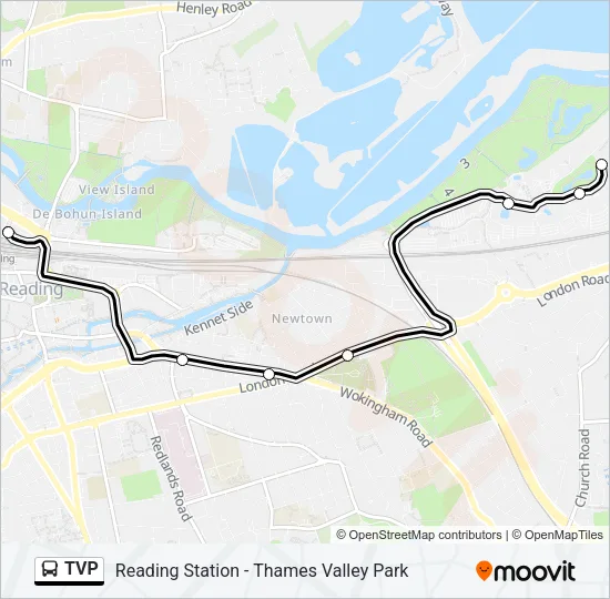 TVP Bus Line Map
