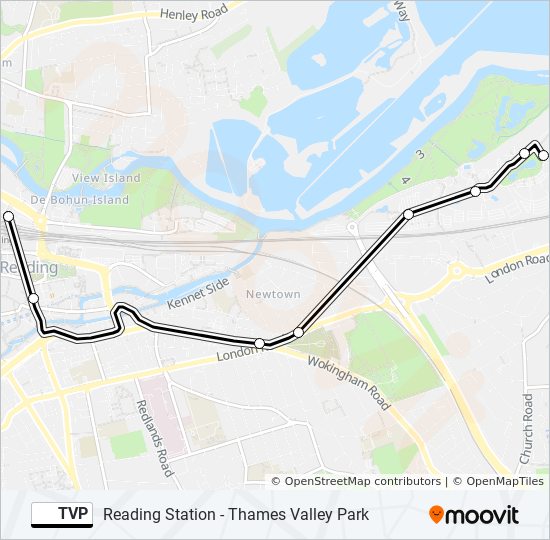 TVP bus Line Map