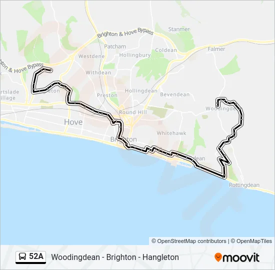 52A  Line Map