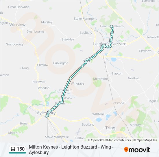 150 Route Schedules Stops Maps Heath And Reach Updated 