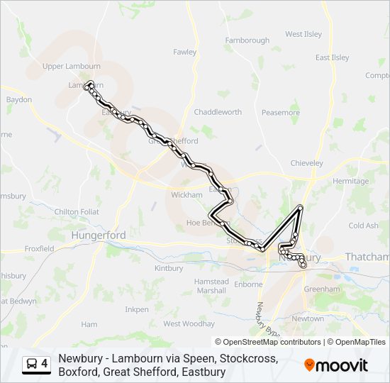 4 Bus Line Map