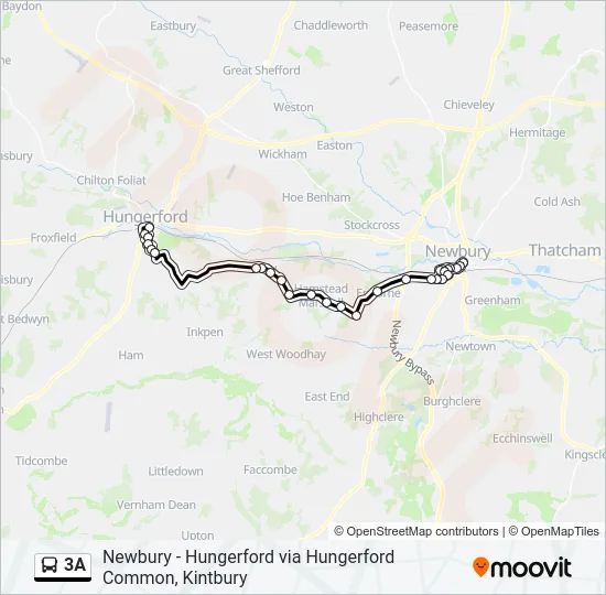 3A Bus Line Map