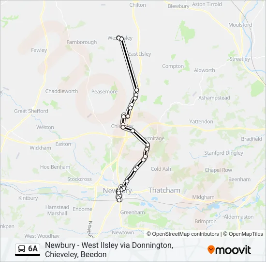 6A Bus Line Map