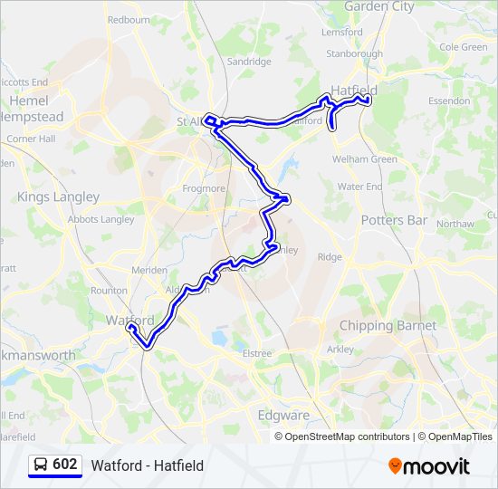 602 Route: Schedules, Stops & Maps - Hatfield (Updated)