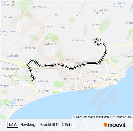 A Bus Line Map