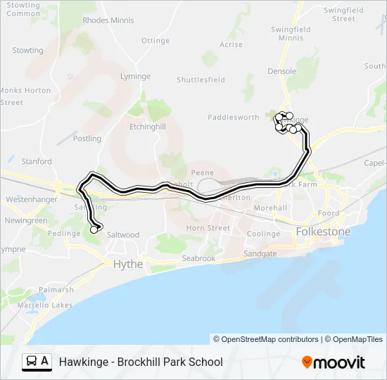 A Bus Line Map