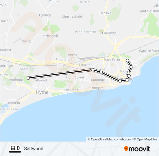 D Bus Line Map