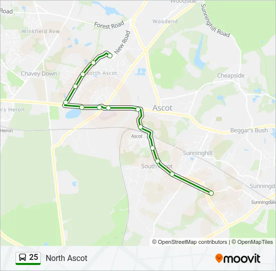 Cct Bus Schedule Route 25 25 Route: Schedules, Stops & Maps - North Ascot (Updated)