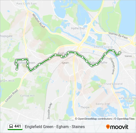 441 Bus Line Map