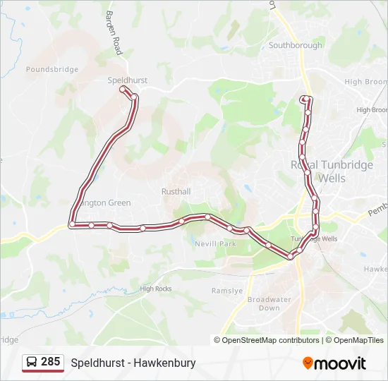 285 Route: Schedules, Stops & Maps - St Johns (Updated)