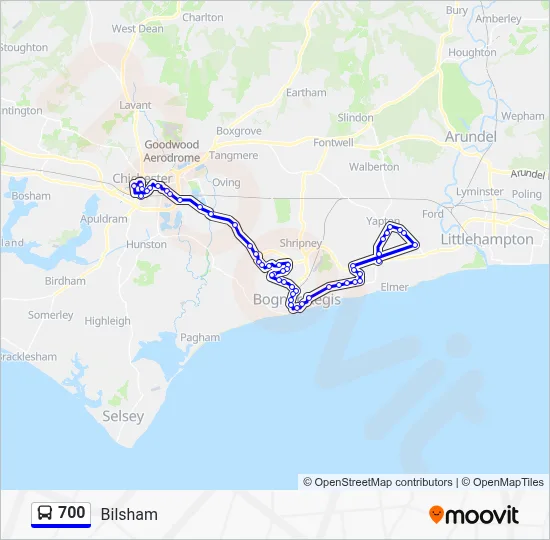 700 Route: Schedules, Stops & Maps - Bilsham (Updated)