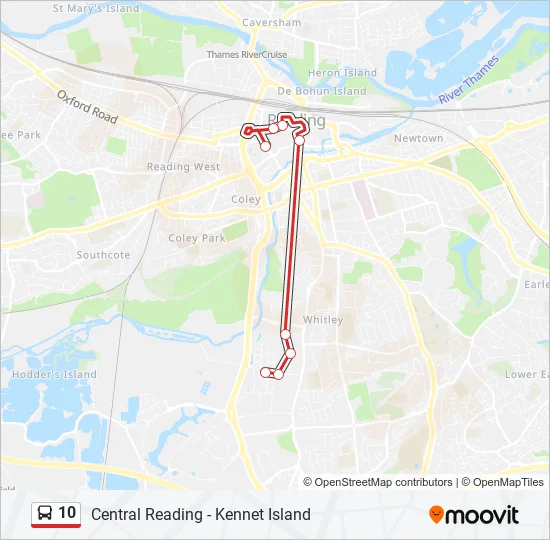 Cct Bus Schedule Route 10 10 Route: Schedules, Stops & Maps - Kennet Island (Updated)