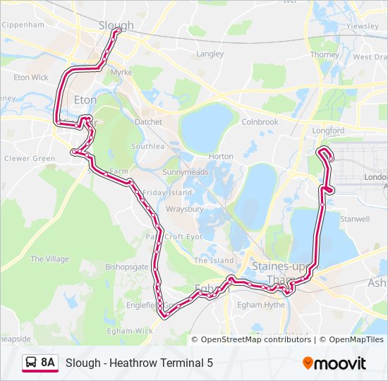bus from slough to heathrow