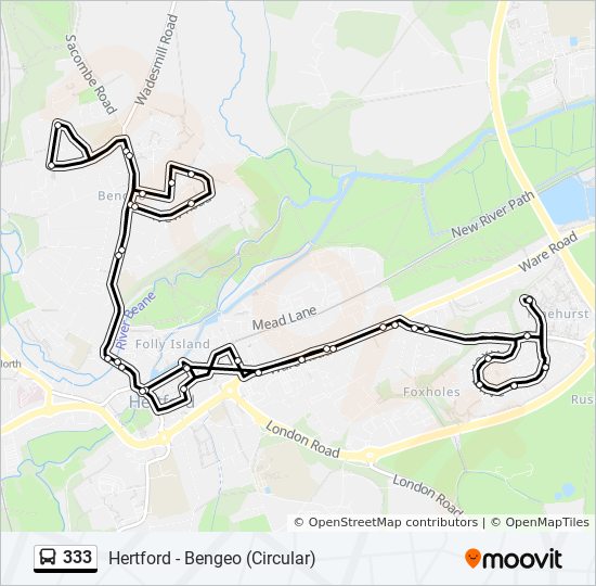 Bus 333 Route Map 333 Route: Schedules, Stops & Maps - Pinehurst (Updated)