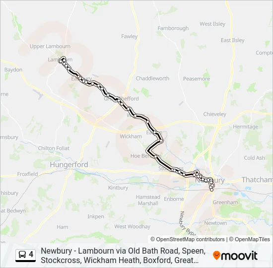 4 Bus Line Map