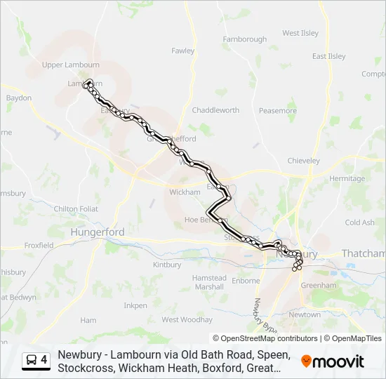 4 Bus Line Map