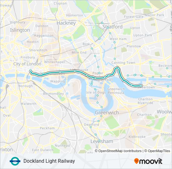 DLR Line Map