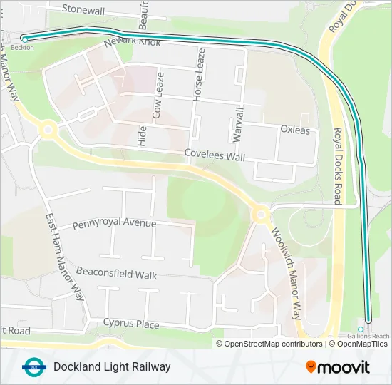 DLR Line Map