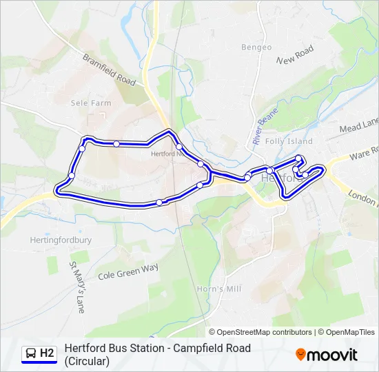 H2  Line Map