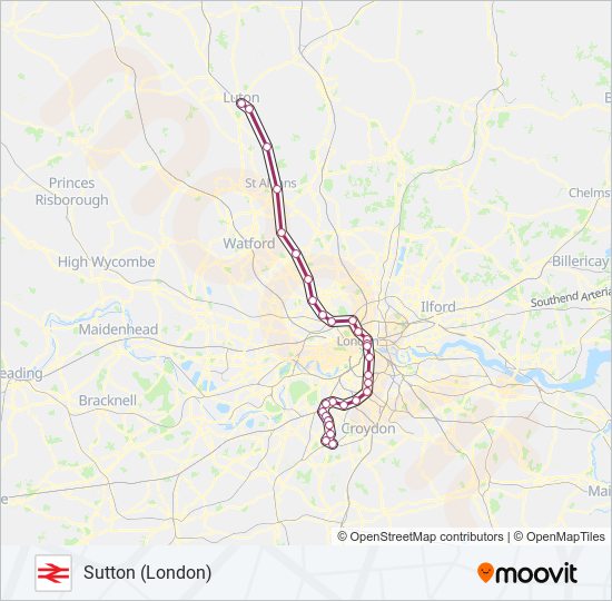 Thameslink Route: Schedules, Stops & Maps - Sutton (london) (updated)