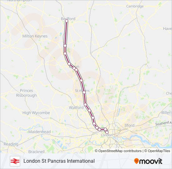 thameslink Route: Schedules, Stops & Maps - London St Pancras ...