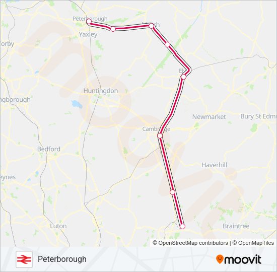 CROSSCOUNTRY Train Line Map