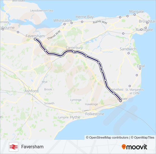 southeastern Route: Schedules, Stops & Maps - Faversham (Updated)