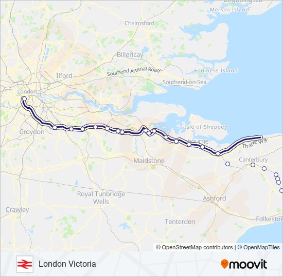 southeastern Route: Schedules, Stops & Maps - London Victoria (Updated)