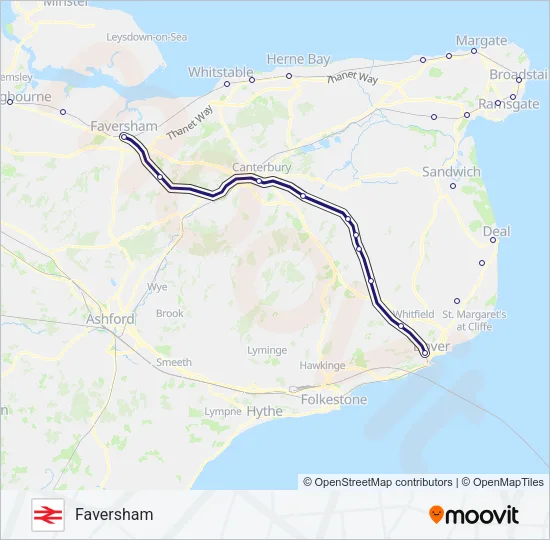 SOUTHEASTERN Train Line Map