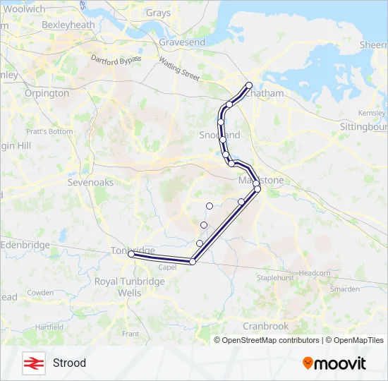 SOUTHEASTERN Train Line Map