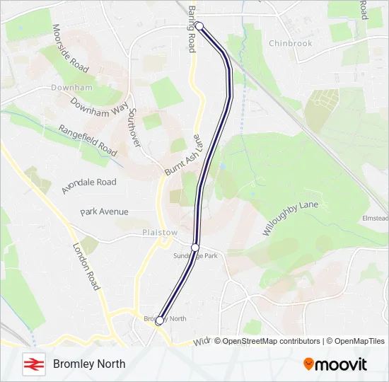 SOUTHEASTERN Train Line Map