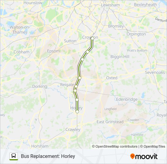 SOUTHERN Bus Line Map