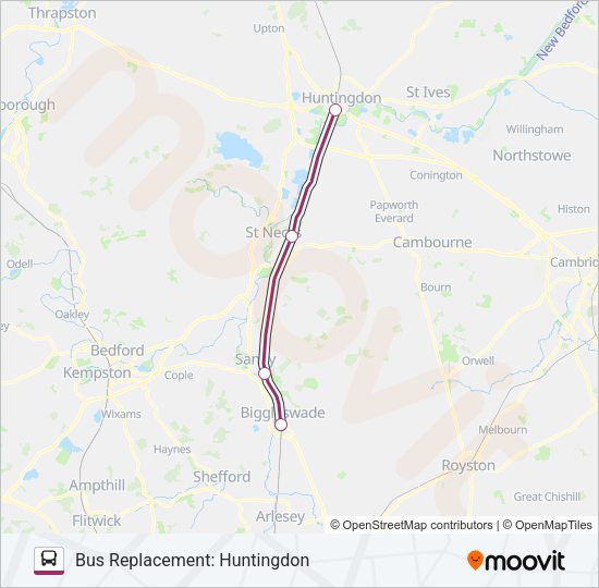 THAMESLINK Bus Line Map